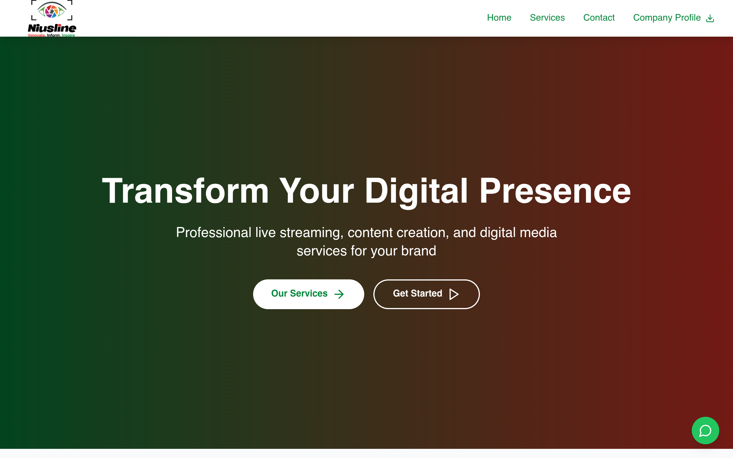 Screenshot of Niusline Media